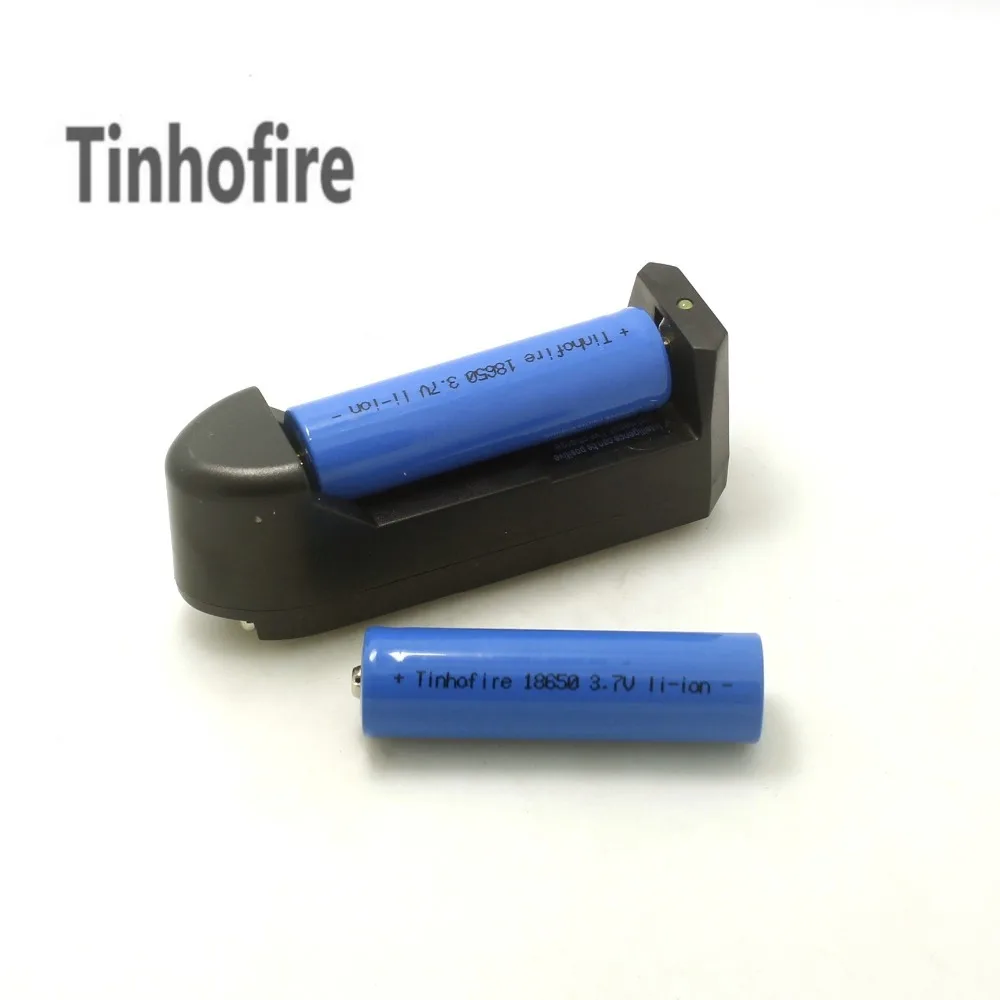 Tinhofire 2 шт. налобный фонарь лазерная батарея 3 7 в 18650 перезаряжаемая с