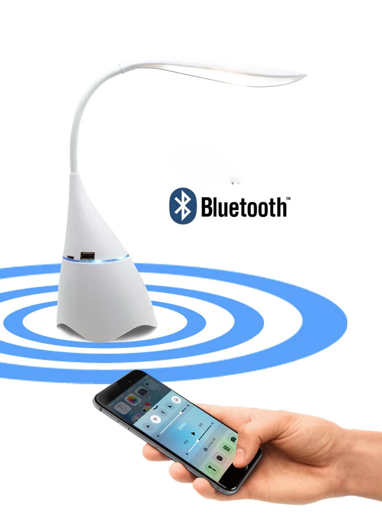 Touch светодиодный Bluetooth Динамик для телефона портативный компьютер DIY затемнения