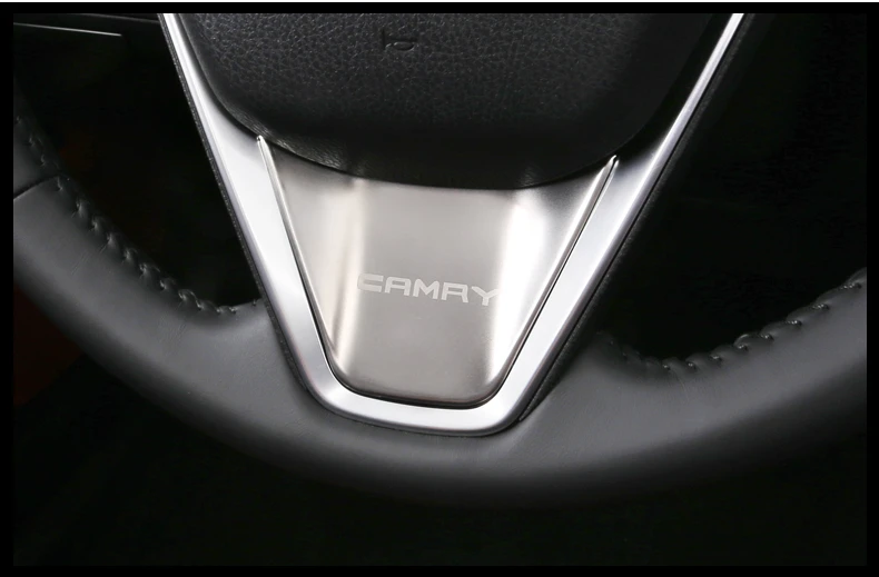 Для Toyota Camry 8th нержавеющая сталь рулевое колесо отделка кольцо аксессуары