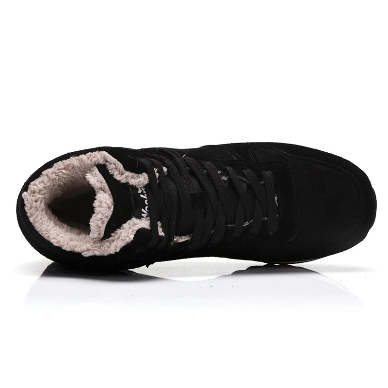 

Snow boots women shoes 2021 new fashion round toe warm plush ankle boots women sneakers solid lace-up winter casual shoes woman