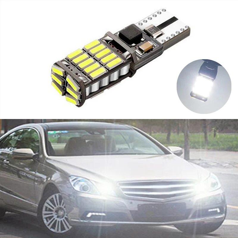 Автомобильные светодиодные лампы Canbus 4014SMD T10 прожекторы для Mercedes Benz W202 W220 W204 W203 W210