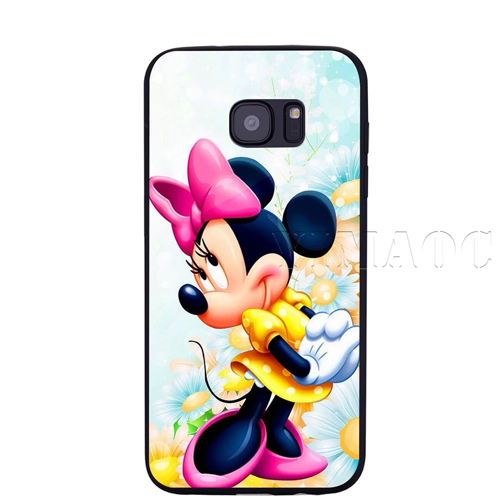 1 Yimaoc Минни Мышь Мягкий силиконовый чехол для samsung Galaxy S6 S7 S10e край S8 S9 плюс A3 A5 A6 A7 A8 A9 J6 Note 8 9 - Цвет: 1