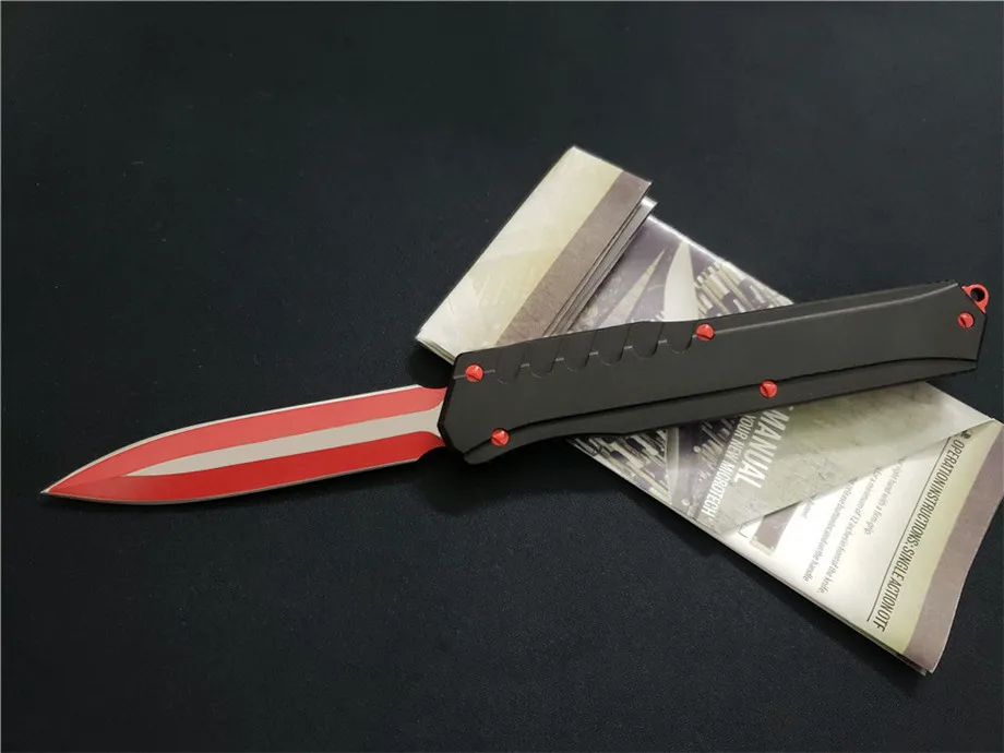 Gryan Store тактические ножи с фиксированным лезвием D2 лезвие 7075-алюминиевая ручка Открытый нож для охоты и кемпинга мульти EDC инструменты