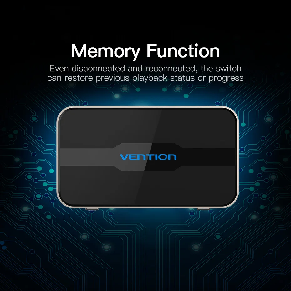Vention Переходник HDMI разветвитель 3X1 HDMI коммутатор 3 в 1 выход для xbox 360 PS4/PS3 Smart Android HDTV 4K* 2K HD HDMI коммутатор