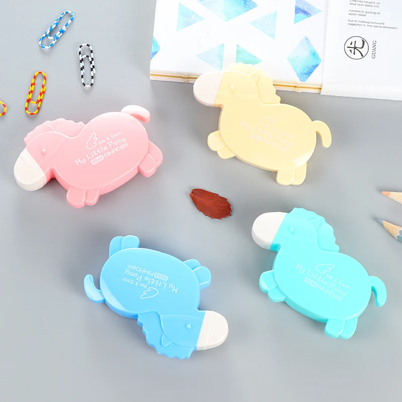 

Cute Cartoon Animal Correction Tape Students Stationery Correctie Tape White 5 Meters