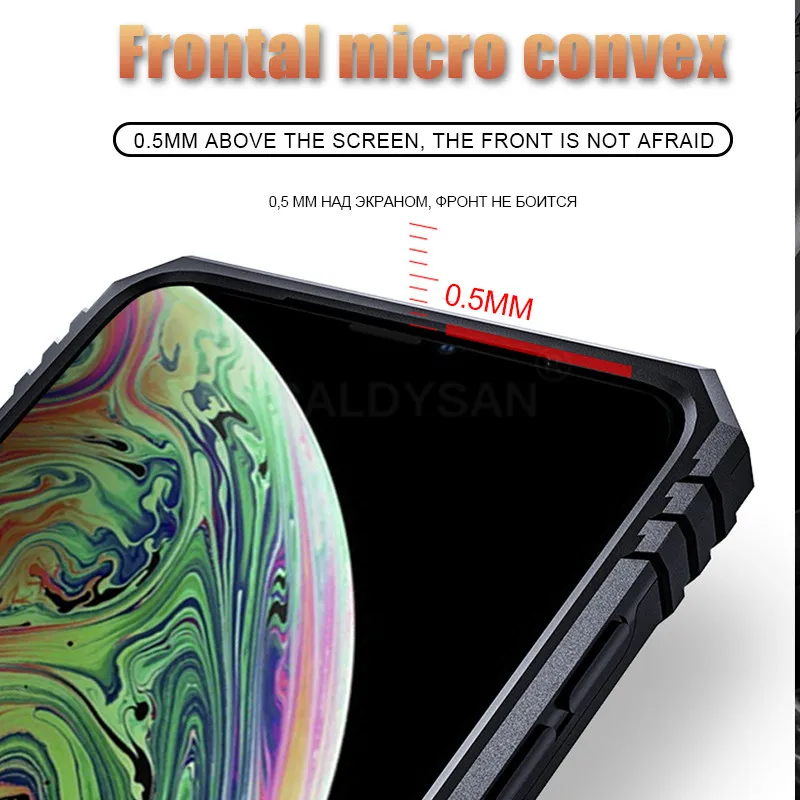 Роскошный магнит металлический корпус на айфон IPhone 6 6s 7 8 плюс Броня