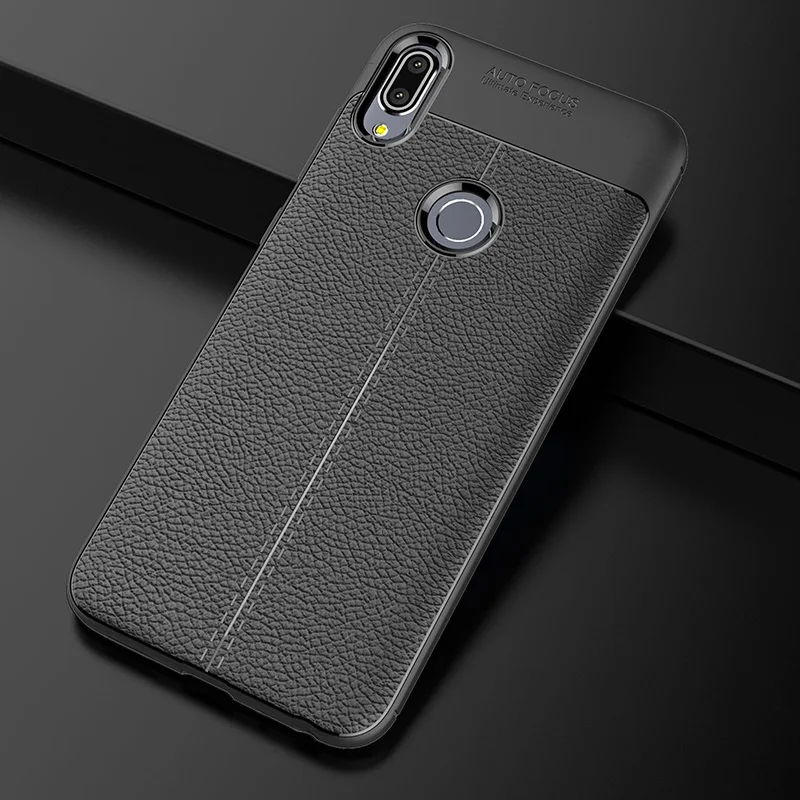 Роскошный чехол для Asus Zenfone Max Pro M1 ZB602KL, Мягкий бампер, армированный карбоновый Чехол Для Zenfone Max Pro M1 ZB602KL ZB601KL, чехол - Цвет: Черный