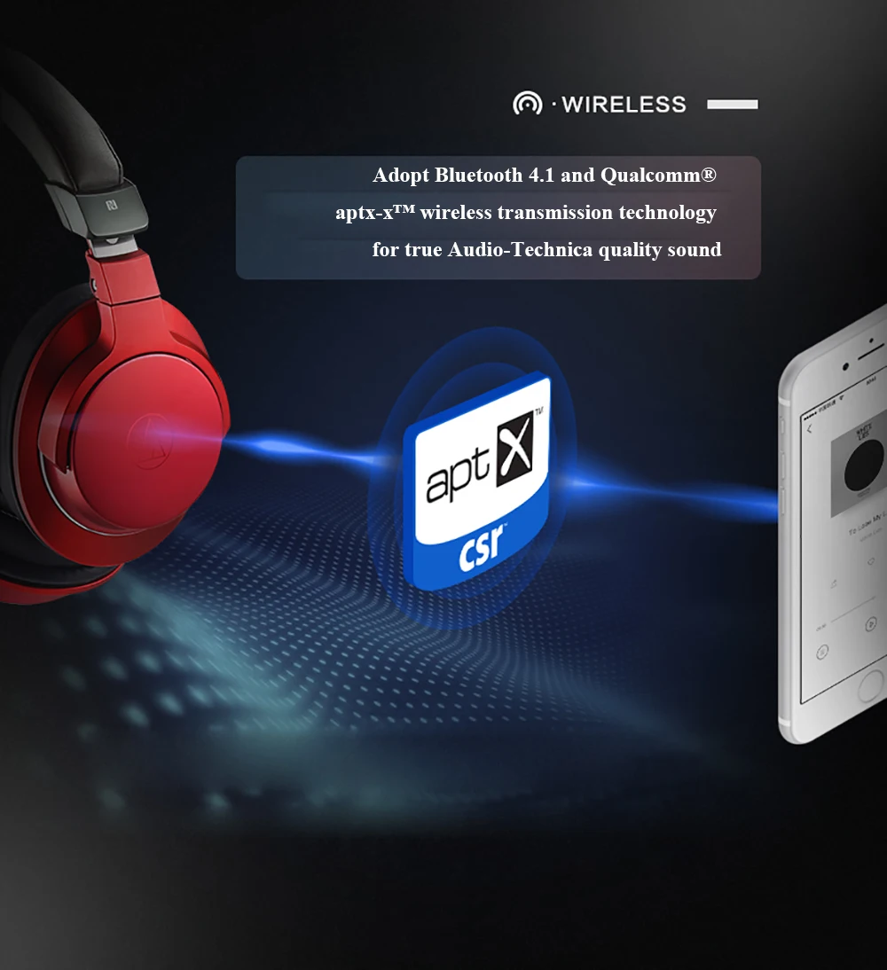 Оригинальные наушники Audio-Technica ATH-AR5BT, Bluetooth, музыкальные Проводные/беспроводные складные наушники с пультом дистанционного управления, микрофон Hi-Res Hifi