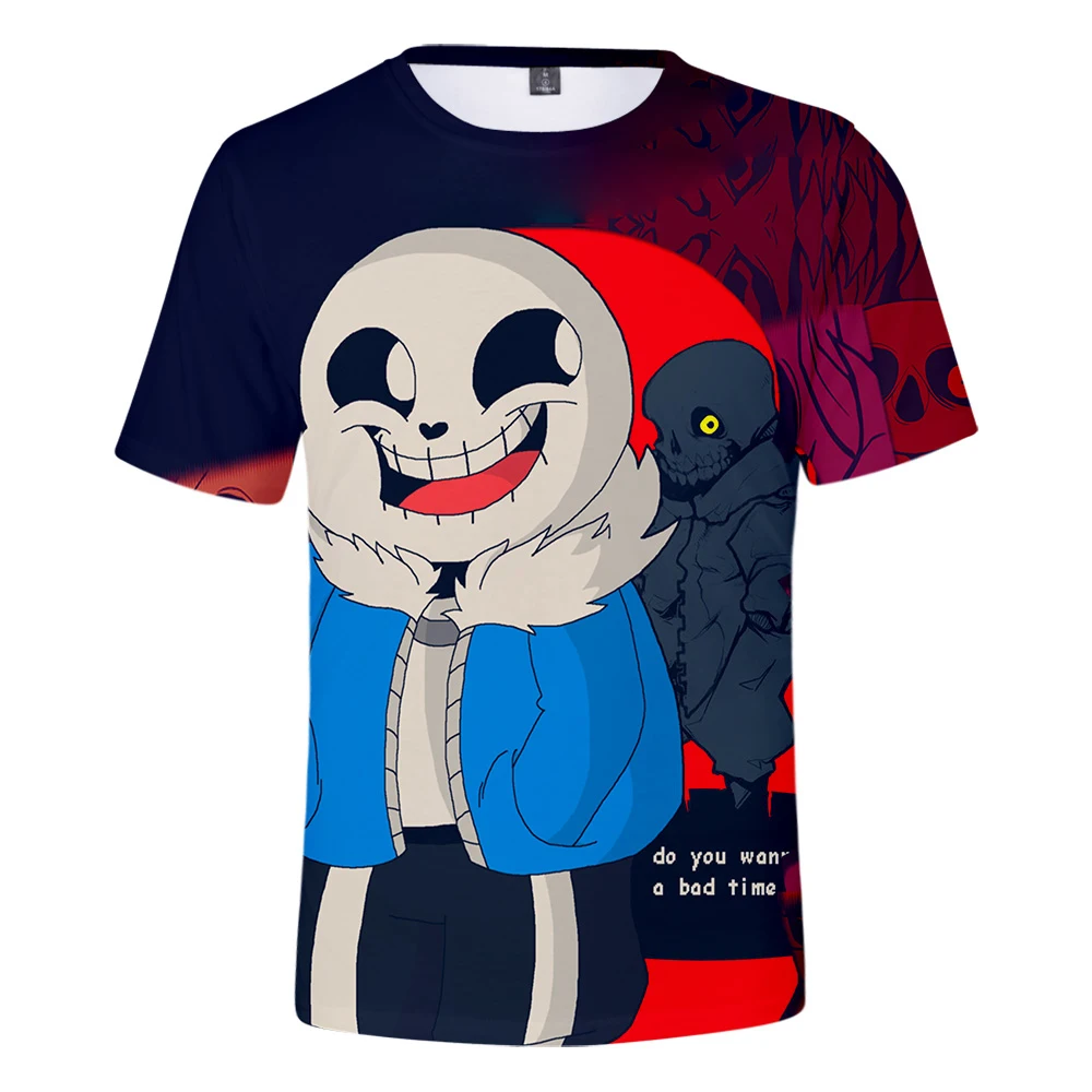 Aikooki Games undertale Мужская футболка летняя модная мужская майка с принтом круглым