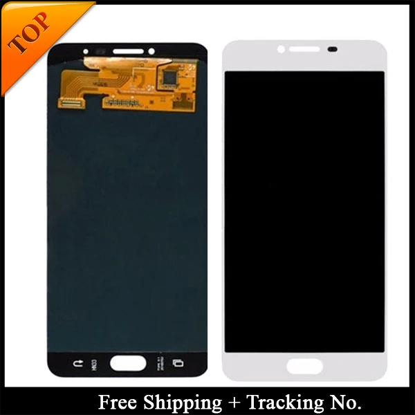 100% протестированный Super AMOLED для Samsung C7 LCD Galaxy C7000 ЖК-экран сенсорный дигитайзер в