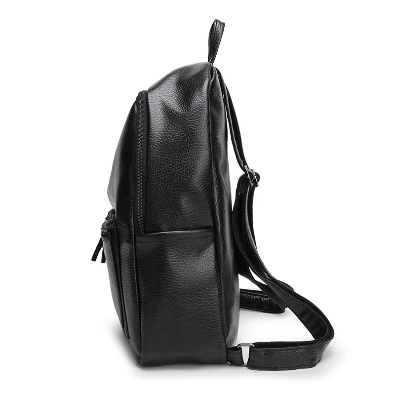 Backpack Female Women PU Leather Bag Anti Theft High Quality Softback Urban Fashion Backpacks For Girls | Багаж и сумки