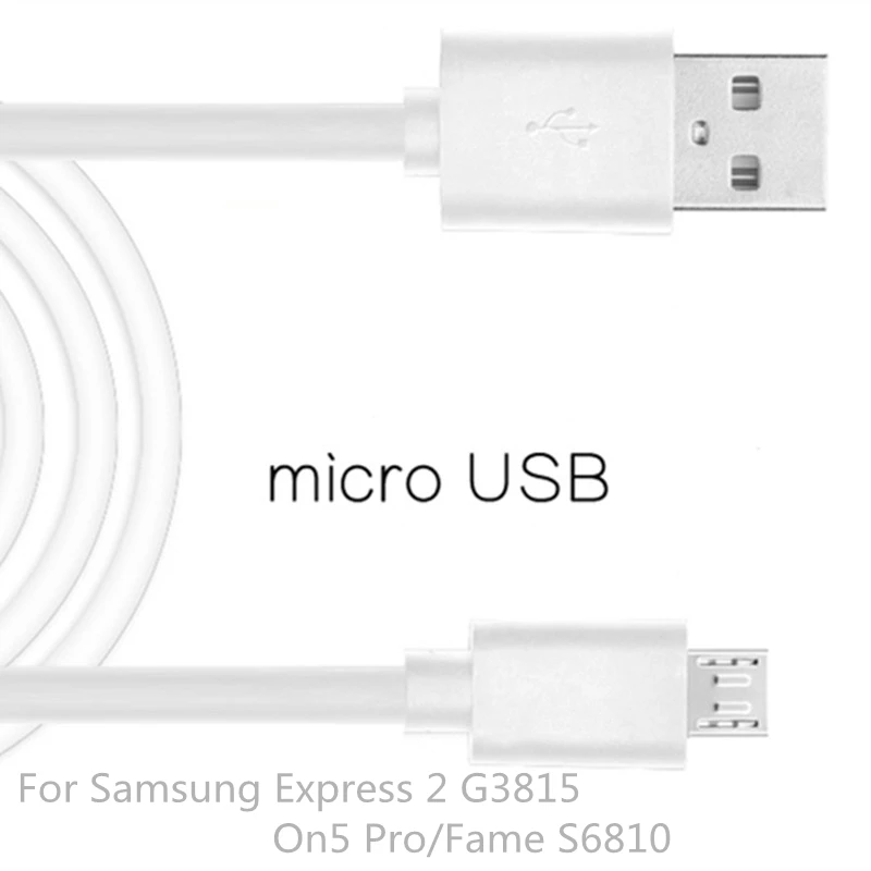 Кабель Micro USB2.0 для мобильного телефона Samsung Galaxy Express 2 G3815 1m USB кабель зарядки и