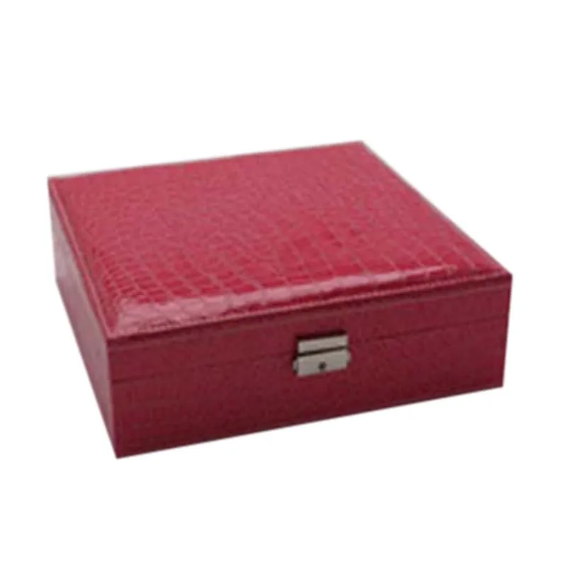G Hoomall дорожная шкатулка CaseLeather шкатулка для украшений мульти косметический Органайзер для ювелирных изделий с зеркалом коробка для хранения - Цвет: G