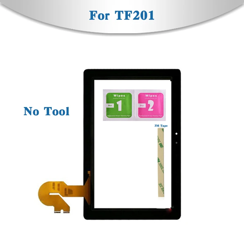 

10.1" For ASUS Eee Pad Transformer Prime TF201 Tablet Touch Screen Digitizer Sensor Front Outer Glass Lens Panel