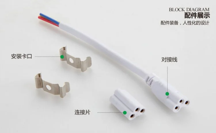 X50 CE ROHS UL integrated 6FT 36 Вт T5 LED Light Tube 3600lm 85-265 В светодиодное освещение люминесцентными