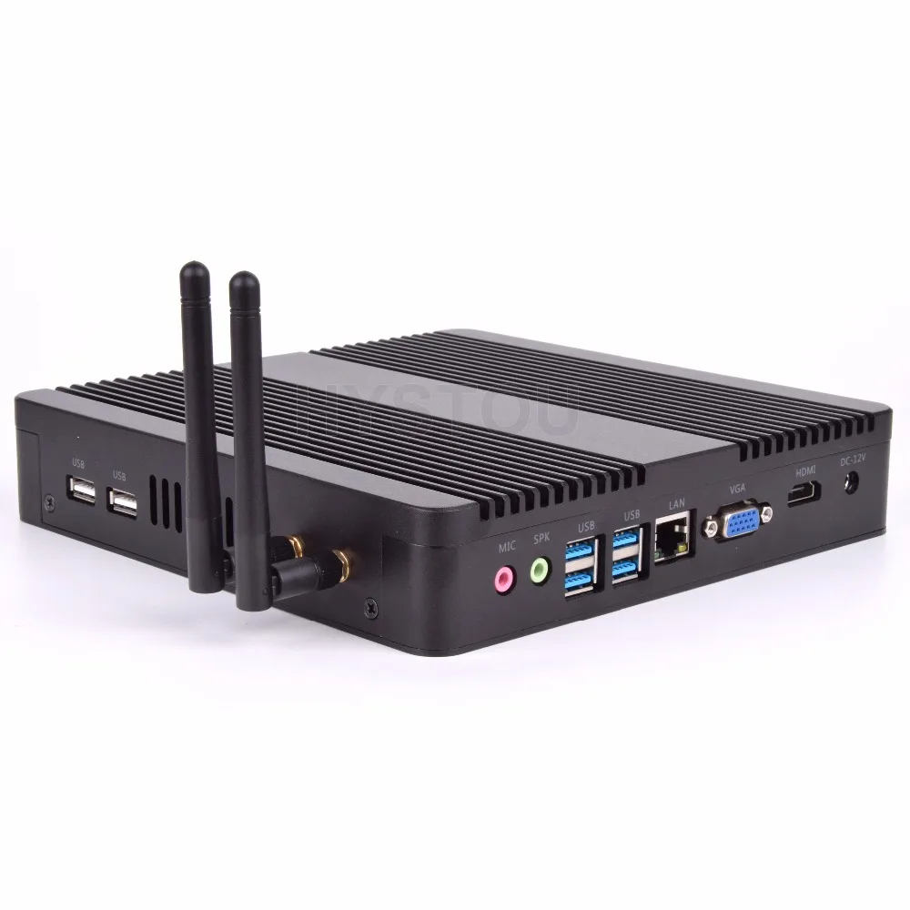 Intel Core i7 5550U безвентиляторный мини ПК Windows 10 i5 7200U 4200U i3 7100U HD graphics 620 4 K настольный