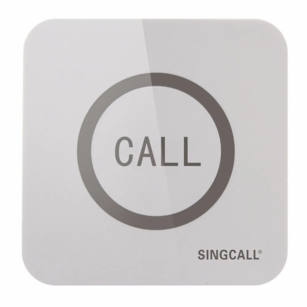 Беспроводная ресторанная система звонков SINGCALL 1 экран дисплей с 5 сенсорными
