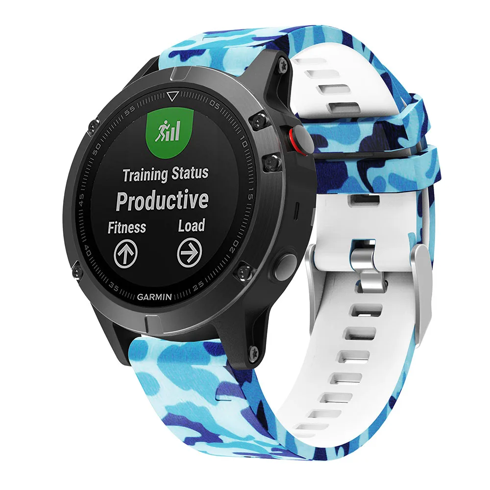 Спортивный ремешок для часов Garmin Instinct/Fenix 5 5Plus/Forerunner 935 945 22 мм силиконовый браслет