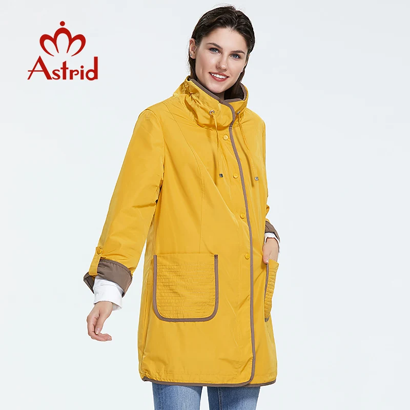 Astrid 2019 Женский Тренч хит продаж новое весеннее длинное пальто легкое