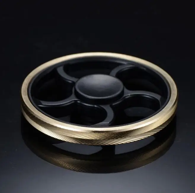 Новый Пальца Гироскопа Декомпрессии Непоседа spinner Меди Пять Листьев Стент EDC
