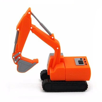 Orange JASTER модель грузовика usb флеш-накопитель флэш-накопитель экскаватор специальный флэш-накопитель автомобиль 8 ГБ 16 ГБ 32 ГБ карта памяти реальная емкость - Цвет: Orange