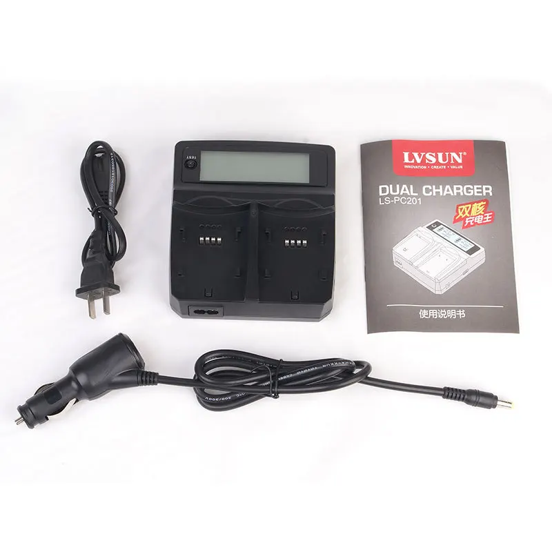 Универсальное зарядное устройство для автомобильной и DC камеры LVSUN литий-ионный