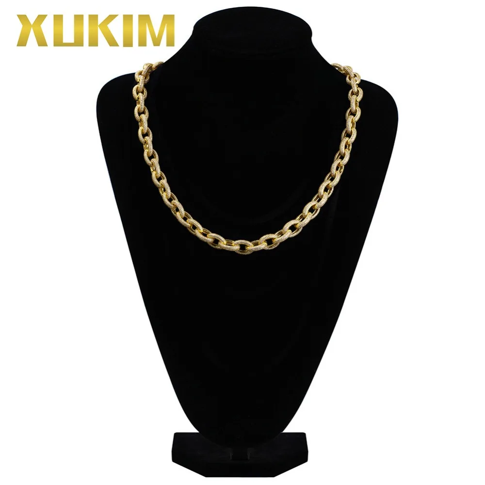 Ювелирные изделия Xukim Высококачественная цепочка из кубинской цепи с