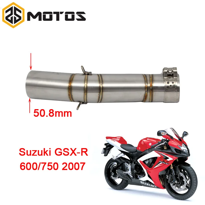 

Zsdtrp средняя выхлопная труба мотоцикла для SUZUKI GSXR600/750 2007 без выхлопных газов