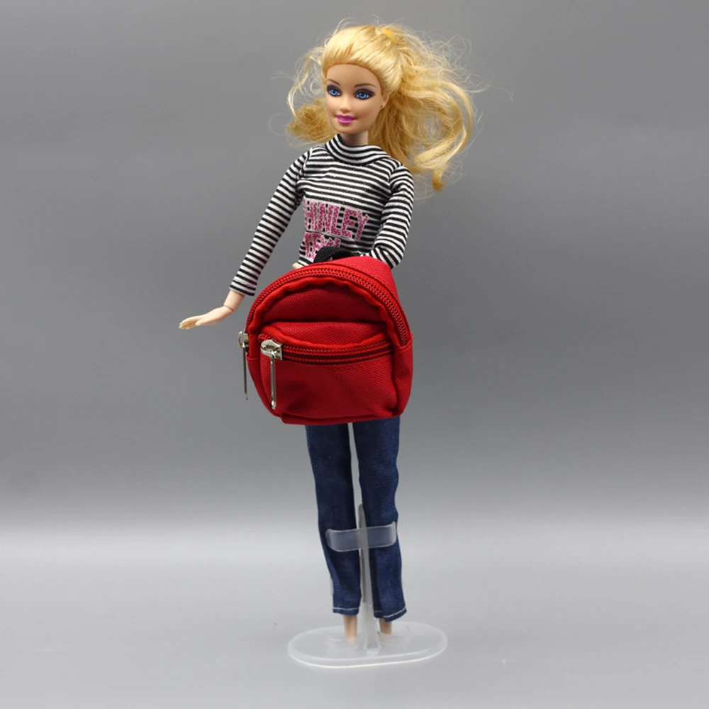 1 шт. 1/6 кукла рюкзак сумка Аксессуары для мини игрушки для Барби BJD милые детские подарки сумки