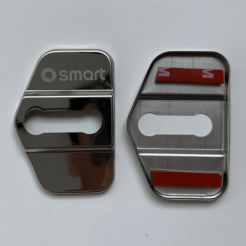 2 шт. крышка дверного замка из нержавеющей стали для 1998-2007 Smart 450Fortwo декоративная