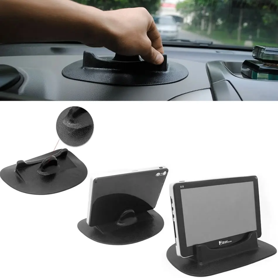 car desk dashboard anti slip silicone mat pad smart stand mount holder for psp gps mobile phone pda gps tablet iphone free global shipping