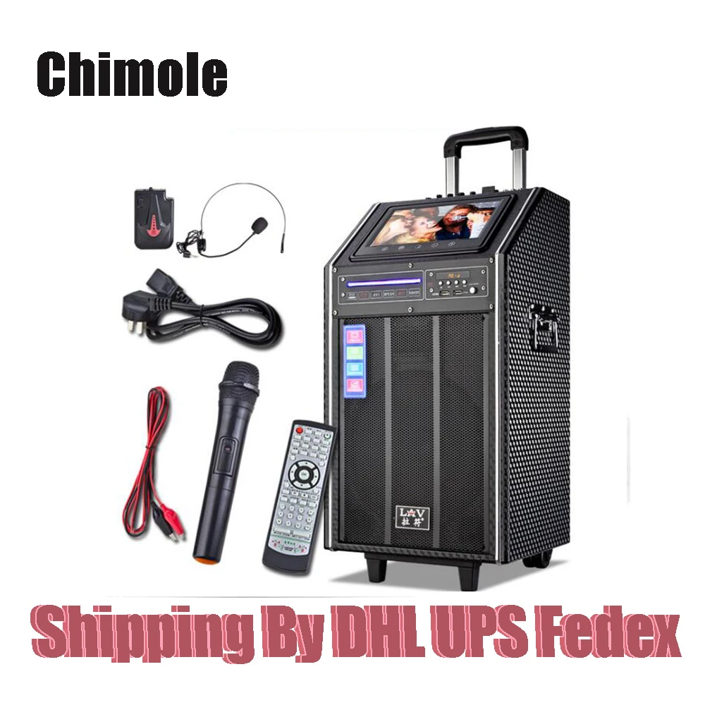 Chimole A910 высокого качества мощность 300 Вт 9 дюймовый дисплей разрешения dvd плеер