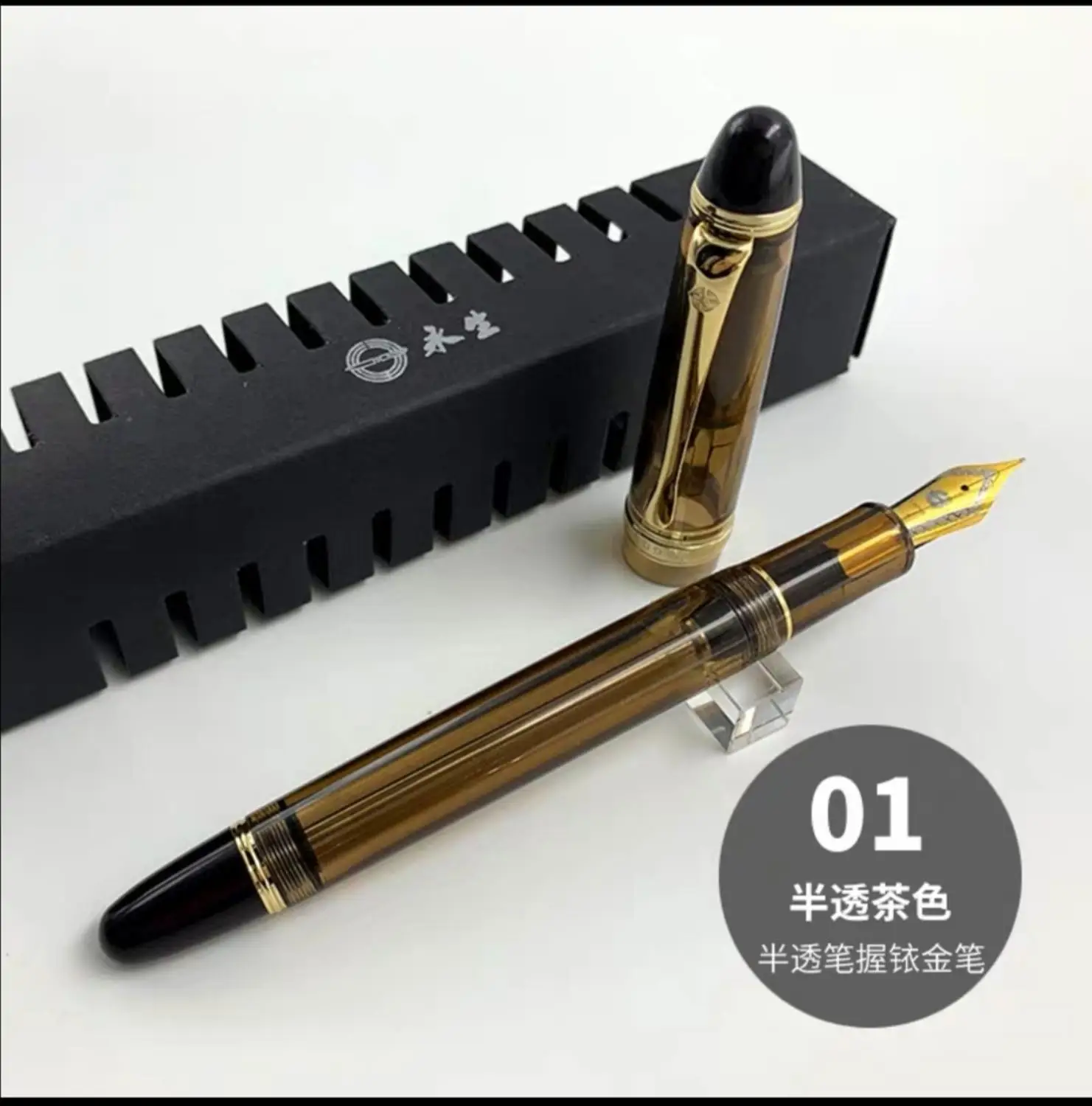 Translucent section HERO wing sung 699 вакуумная авторучка F Перо канцелярские принадлежности для офиса школьные принадлежности penna stilografica - Цвет: Translucent section