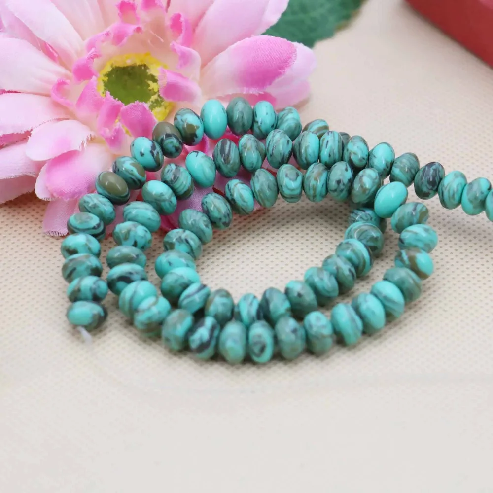 Бисер для рукоделия голубой кофе индейка 5*8 мм аксессуары изготовления ювелирных