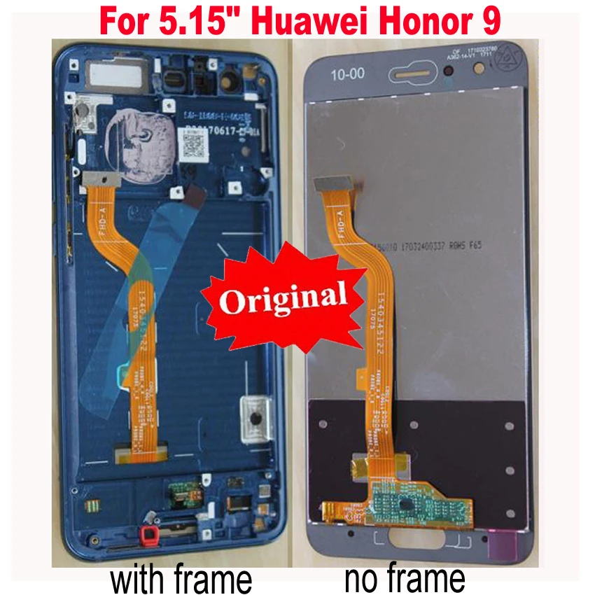 Оригинальный Лучший для 5 15 &quotHuawei Honor 9 STF-L09 STF-AL10 STF-AL00 ЖК-экран дисплей сенсорный