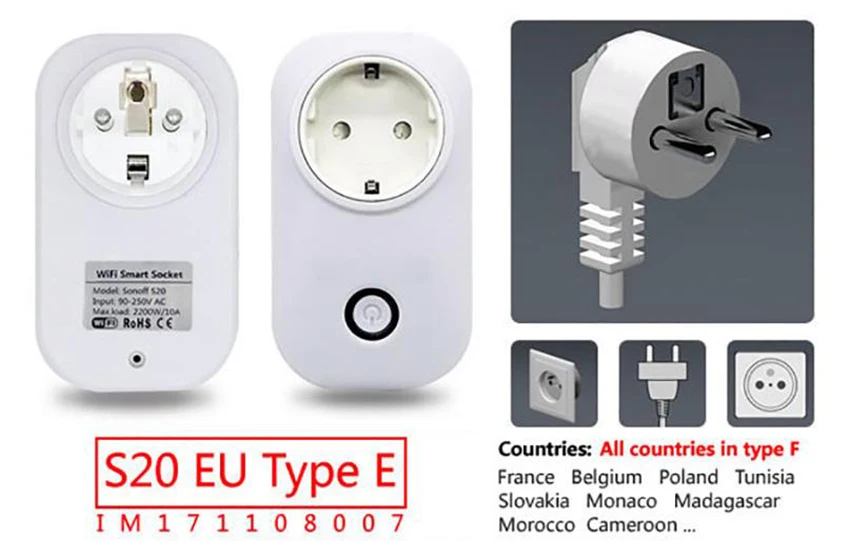 Sonoff Basic R3 Wifi переключатель Sonoff S20 RF RM433 Pow R2 433 RF мост дистанционное управление беспроводной умный дом таймер через Alexa