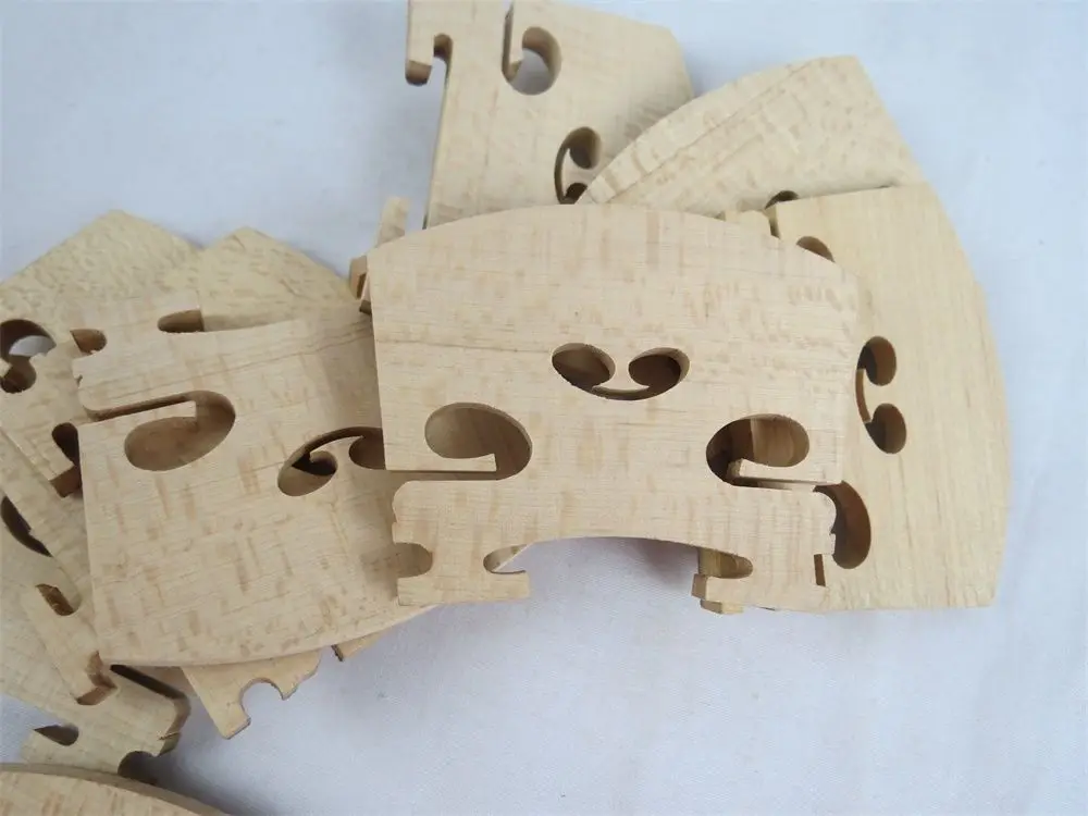 

20pcs high grade 50mm viola bridges fine maple laser precise