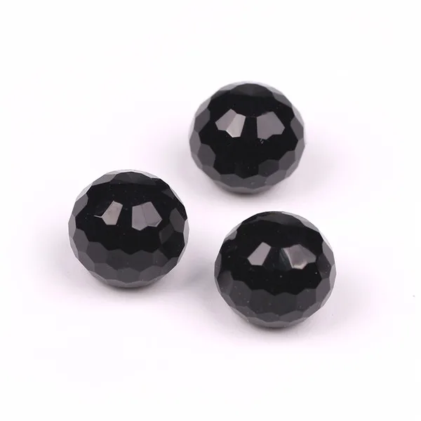 black ZHUBI Стекло бусины с плоской поверхностью 6/8/10/12 мм чешского хрусталя Свободные Круглые бусины "сделай сам" для изготовления ювелирных изделий Поставщик ювелирных изделий Кристаллы Бисер - Цвет: black