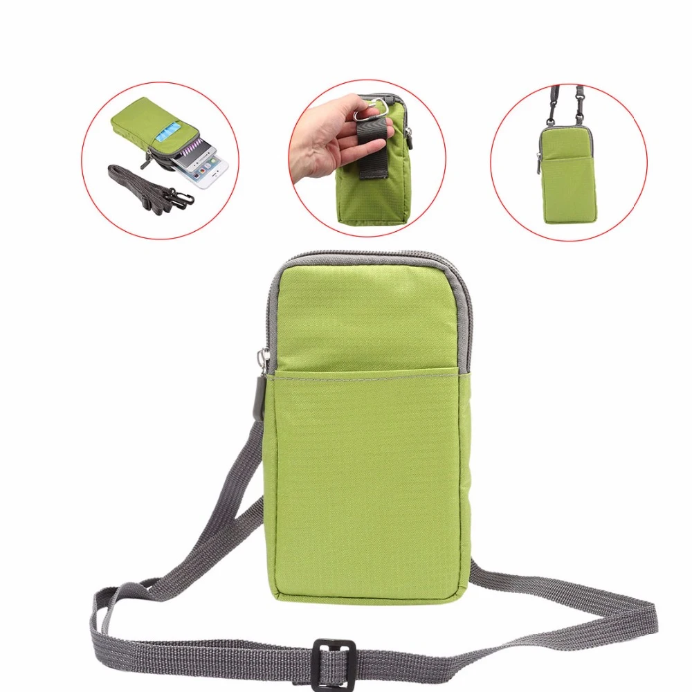 Wallet Mobile Phone Bag Outdoor Army Cover Case Hook Loop Wa