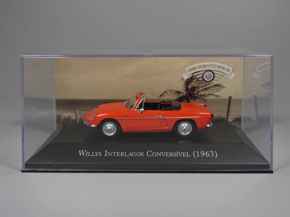 Авто ИНН-ixo 1:43 Willys Interlagos конверсивель 1963 литая модель автомобиля