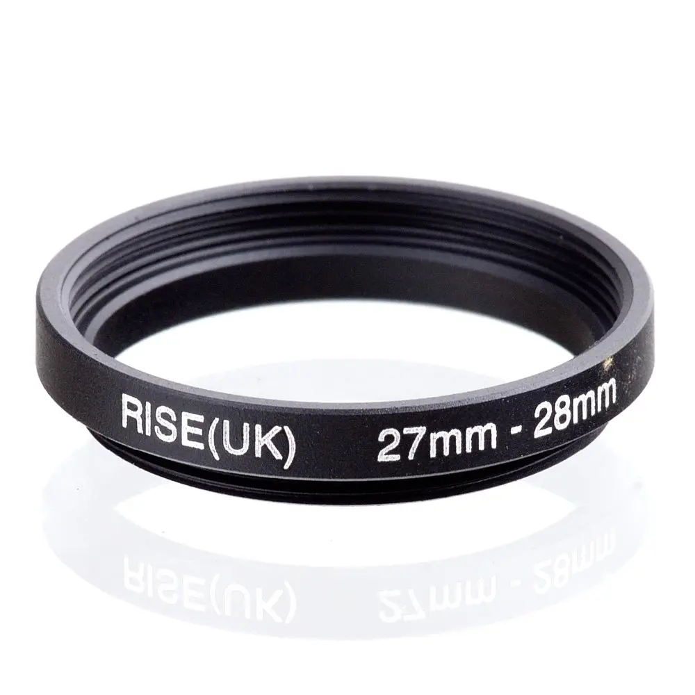 

original RISE(UK) 27mm-28mm 27-28 mm 27 to 28 Step Up Ring Filter Adapter black