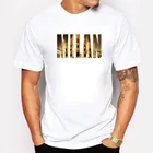 Брендовая одежда, мужская футболка, Международная мода, капитал Милан, дизайн, принты, фитнес, хип-хоп, мужские футболки, camiseta