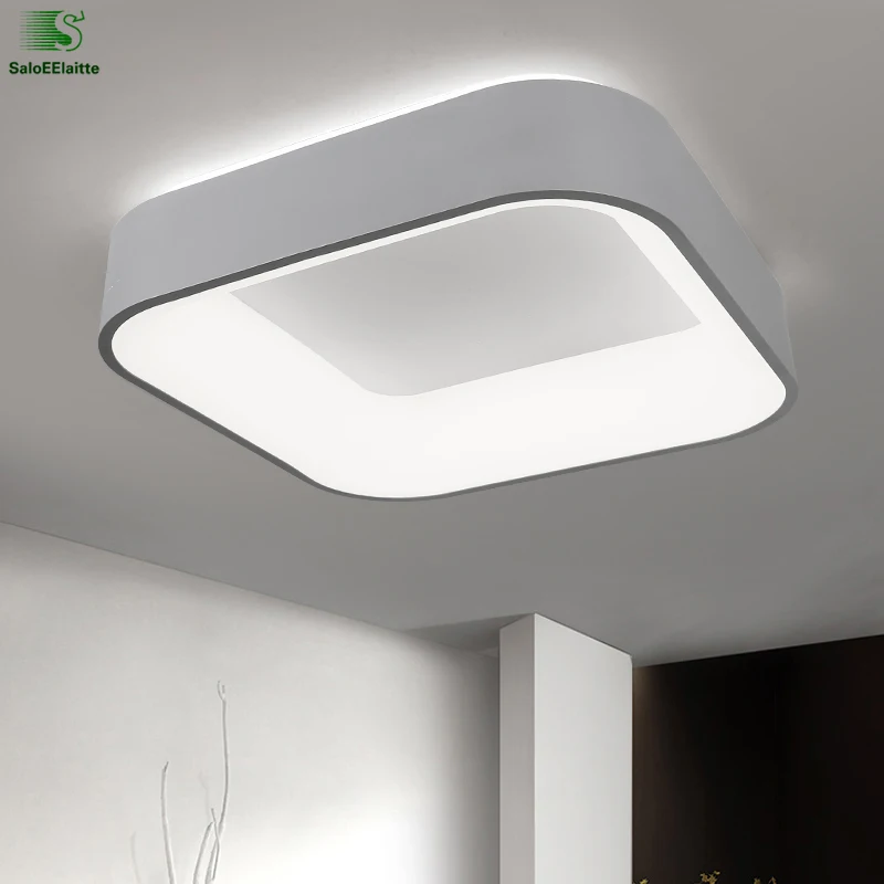 

Nordic Simple Acrylic Dimmable Led Ceiling Lights Square Metal Bedroom Led Ceiling Lamp Living Room Led Ceiling Light Fixtures