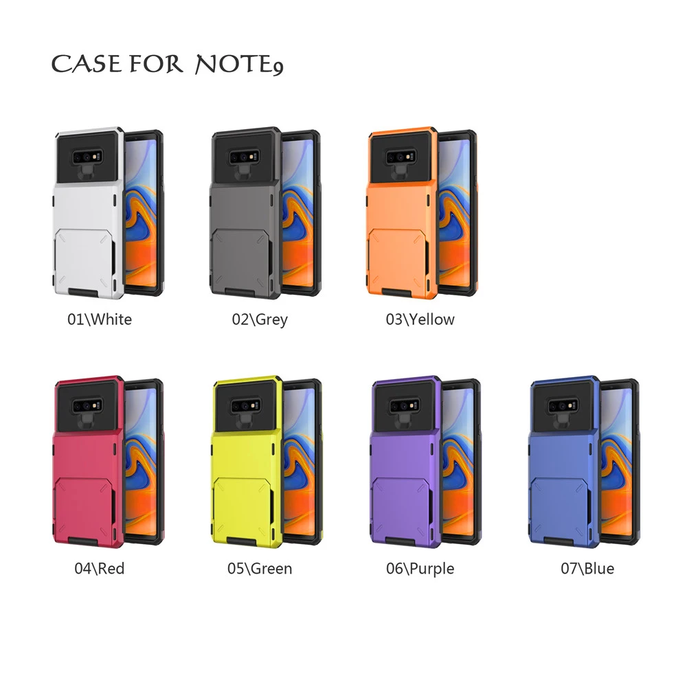 

For Samsung Galaxy Note 9 S9 Plus S9+ Case Flip Card Slots Business Armor Case For Samsung Note9 S9plus Cover For Galaxy S9+