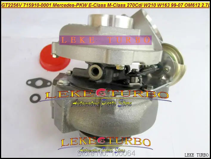 GT2256V 715910 0002 0001 A6120960599 Турбокомпрессор Для Mercedes pквт E Class 270 CDI W210 M W163 1999 07 OM612 2.7L|turbo