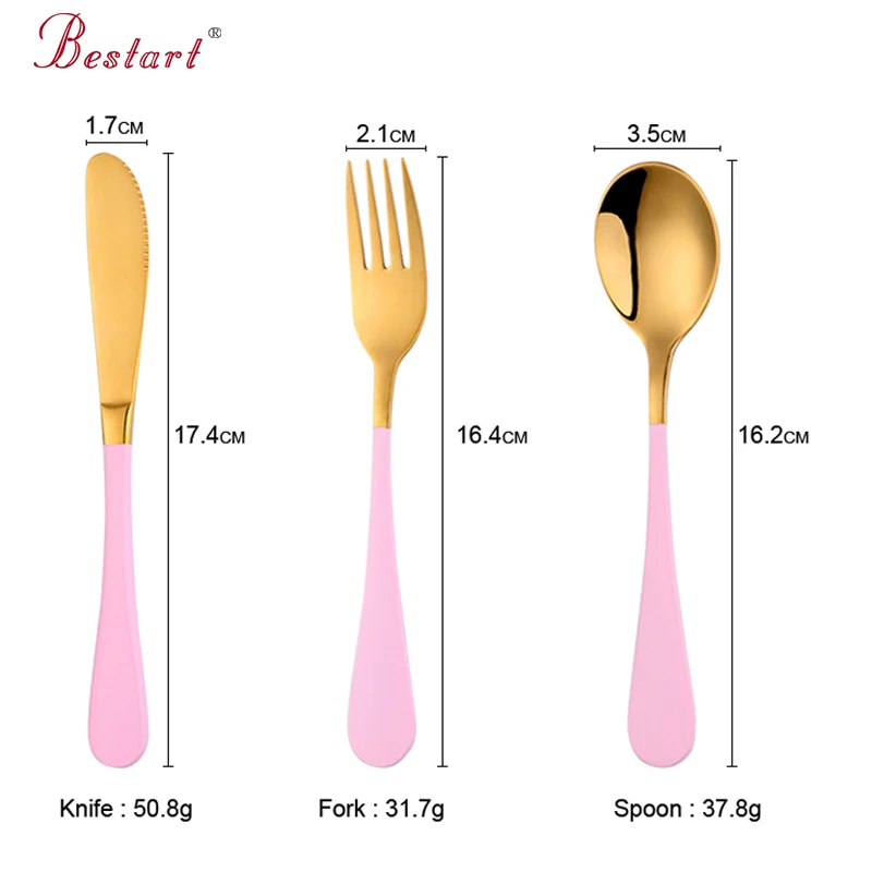 2 шт./комплект детские столовые приборы из нержавеющей стали|love spoon|stainless steel