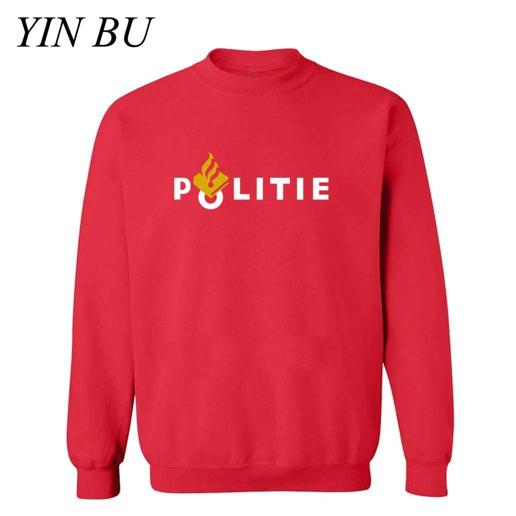 Дропшиппинг толстовки мужские голландские Politie полиция Camisetas Hombre спортивный