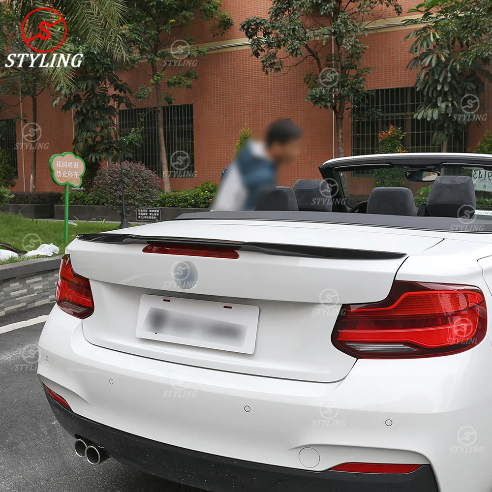 F22 Coupe спойлер заднего багажника крыла M4 Стиль для BMW M2 F87 228i M235i углеродный бампер
