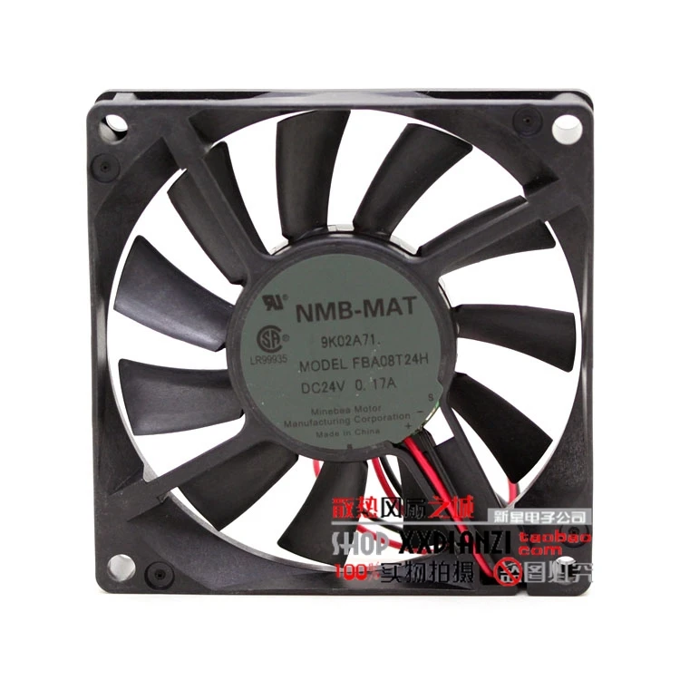 Тихий вентилятор охлаждения для NMB FBA08T24H 8015 24V 0.17A 8 см | Компьютеры и офис