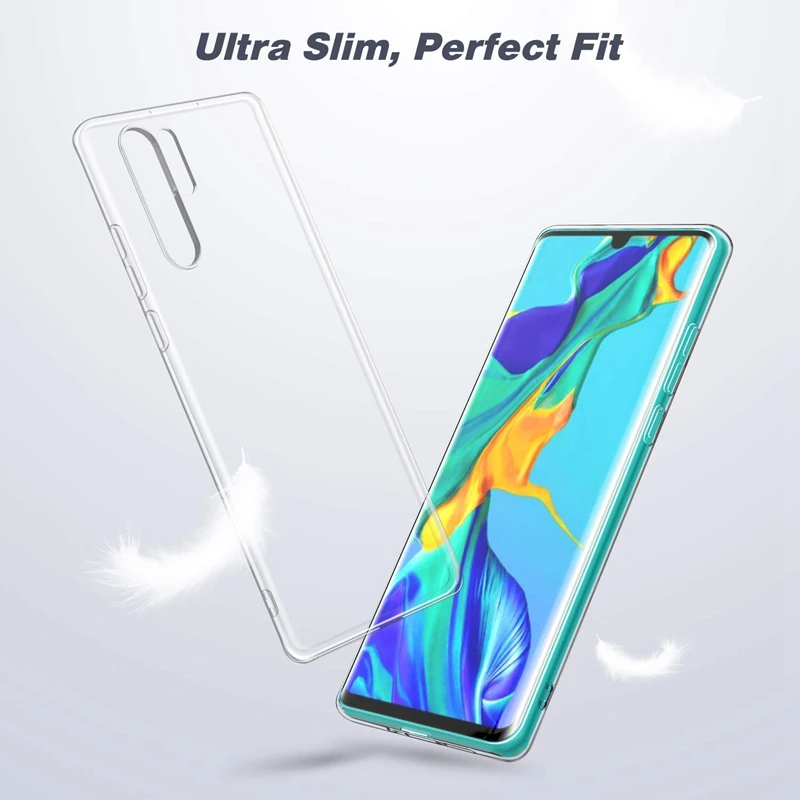 Прозрачный Прозрачный ТПУ чехол для huawei Honor 20 Pro Coque Мягкий силиконовый чехол для huawei P Smart Z P30 P20 Y6 Y7 Pro Y9 Prime задняя крышка - Цвет: Прозрачный